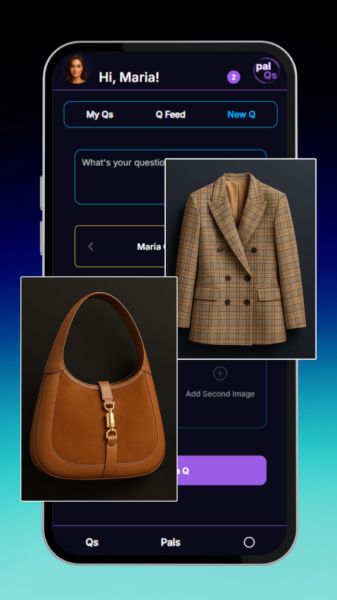 PalQs decision making app with image-based questions for better choices